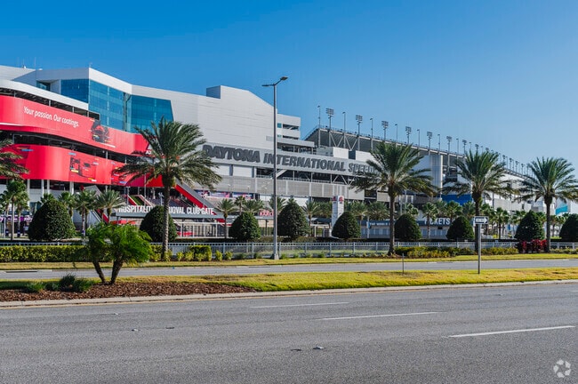 The Daytona International Speedway is home to racing, concerts and festivals year-round.