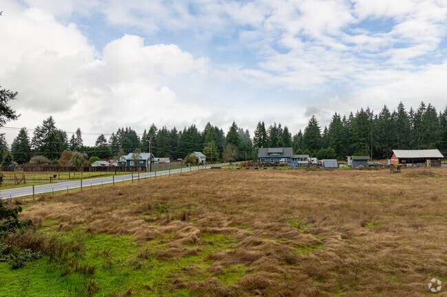 Homes with acreage in Rainier provide room for workshops and RV storage.