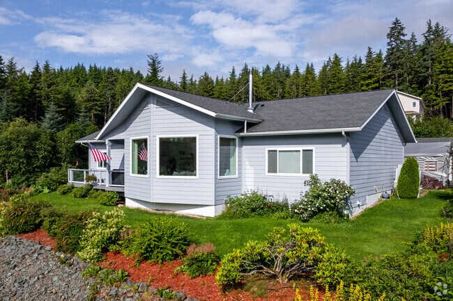 Most West Juneau homes have scenic views of the Gastineau Channel and into downtown.