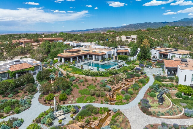 Sprawling mansions are dotted throughout the Vista Encantada neighborhood.
