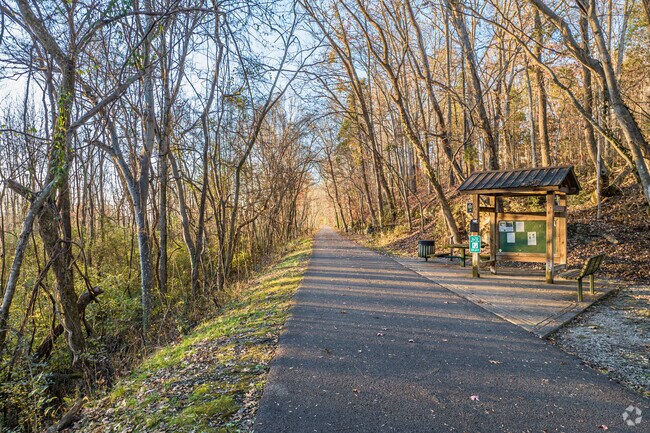 Residents enjoy the scenic view at Cumberland River Bicentennial Trail.