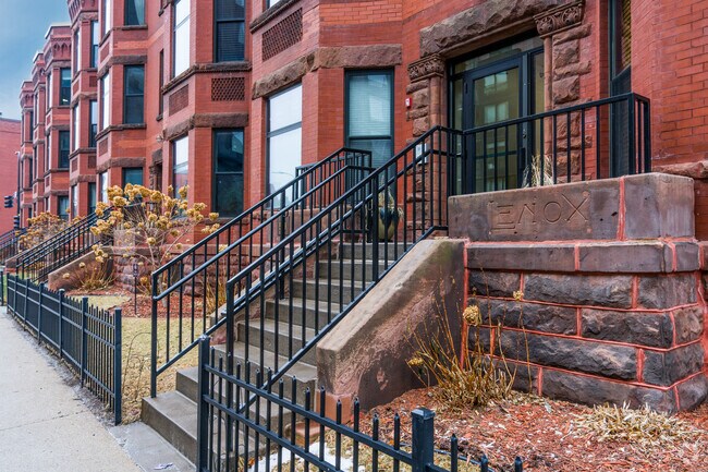 The Lenox townhomes combine classic design with modern convenience in Elliot Park.