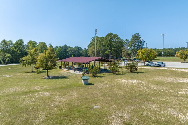 Several park pavilions are located throughout Meadowbrook and available for private parties