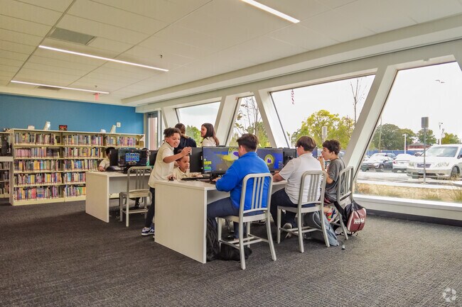 The children of South Hilltop can do their home work at the Columbus Metropolitan Library.