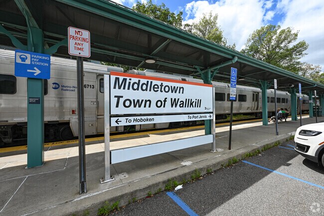 Scotchtown commuters can take the train to Hoboken to get to NYC in about two hours.