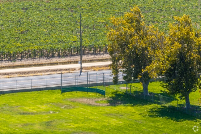 The baseball field at Ripperdan Elementary School in Madera County.