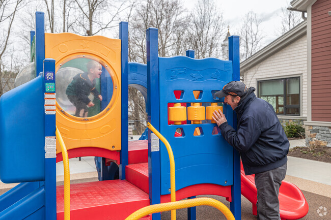 Upton Veterans Memorial Playground has great park features for young ages in Upton.