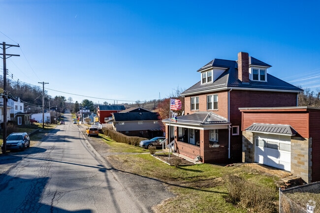 Traditional brick homes are a common sight in the West Mifflin neighborhood.