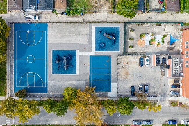 Laura Ward Elementary School has a huge playground area for its students to enjoy.