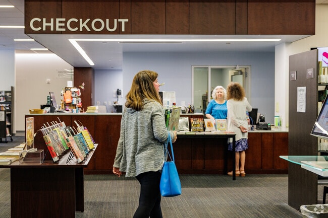 The Schweitzer Brentwood Library is an important fixture in the Brentwood neighborhood.