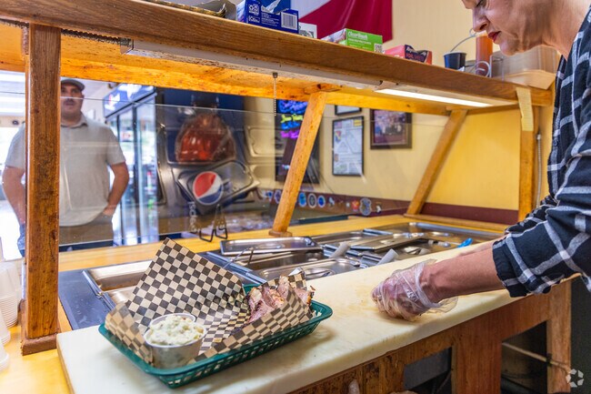 There are tons of dining options in Olympic Gardens.