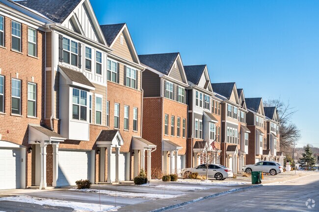 You can find newer townhouse developments throughout Wheeling.