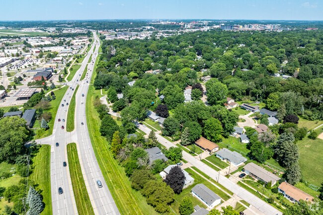 Highway 6 runs along the south side of Lucas Farms and runs throughout Iowa City.