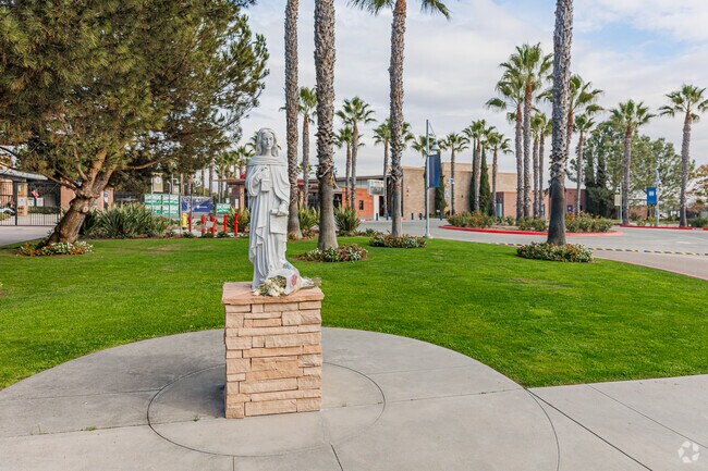 Students at Mater Dei Catholic High School engage in diverse academic pursuits.
