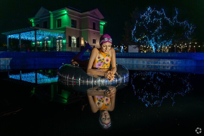 Gardens Aglow is a 12 night long annual event hosted by the Peace River Botanical Gardens.