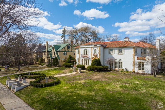 A Mediterranean style house on Summit Ave in the Macalester-Groveland neighborhood.