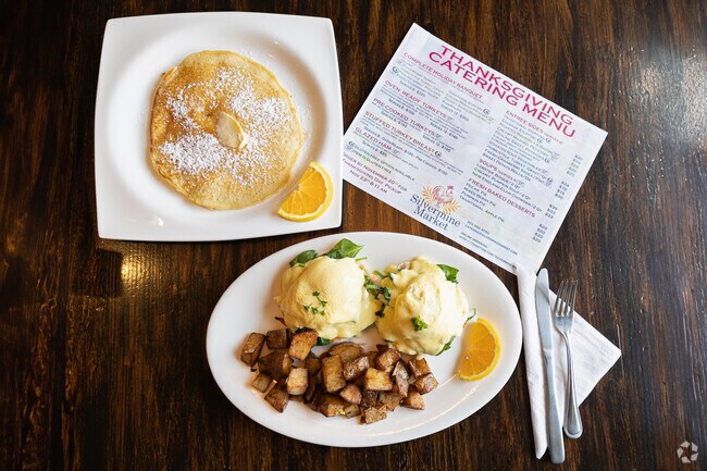 Silvermine Market has famous Eggs Benedict that will leave you coming back for more.