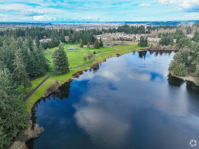 Bradley Lake Park in the South Hill Neighborhood.