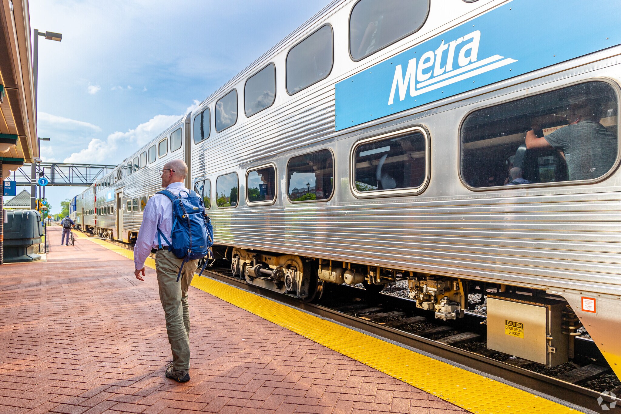 Cambridge commuters can access the Metra at the Mundelein station.