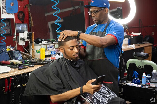 Wylam has local barbershops for a professional cut and shave.