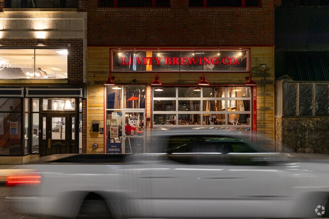 Downtown Altoona is home to many local restaurants like Levity Brewing.