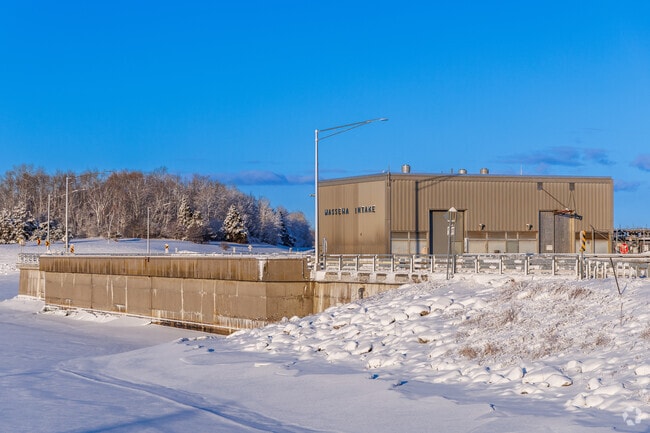 Massena is a little village formed by the mighty forces of hydropower, as evidenced by the Massena Intake.