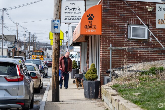Pet grooming services on Smith Street cater to Greystone-Centredale residents.