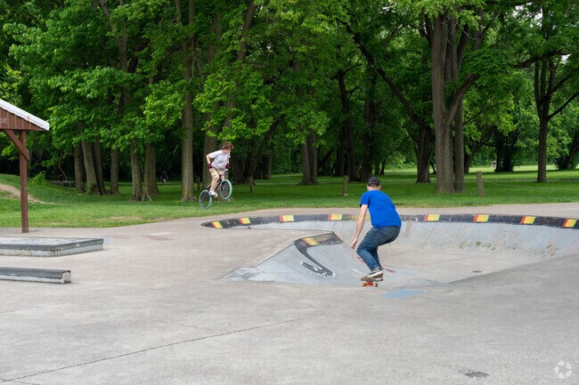 Meadowlawn residents enjoy the ammenities located in Smith Park.