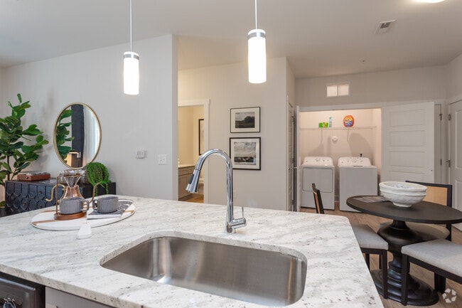 1BR, 1BA - 795SF Green- Living Area