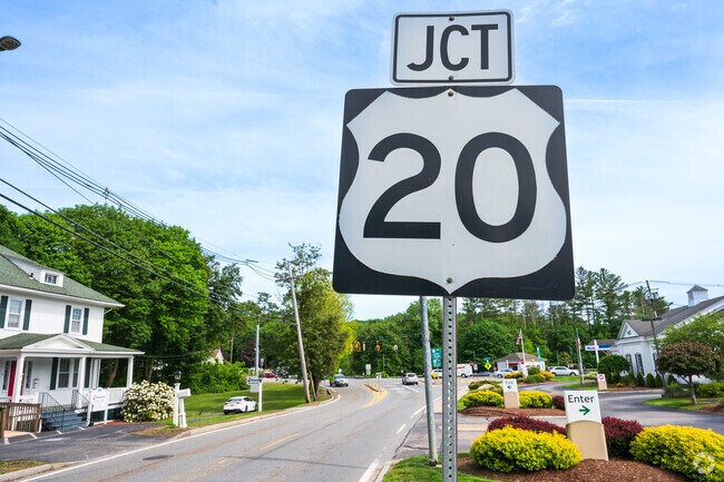 Route 20 serves as Charlton’s main thoroughfare, running through town and connecting the community to the region.