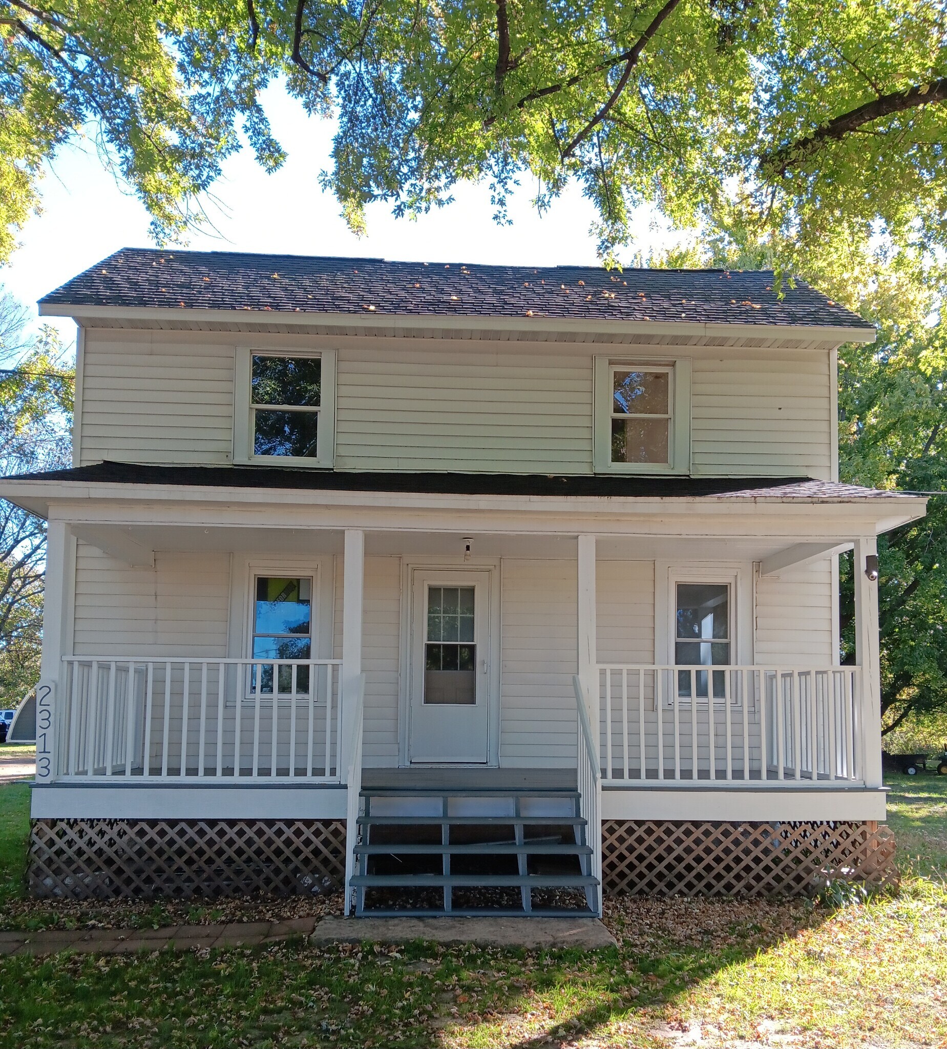 Large front porch