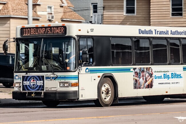 Duluth Transit Authority serves Billings Park along Tower Avenue in Superior Wisconsin.
