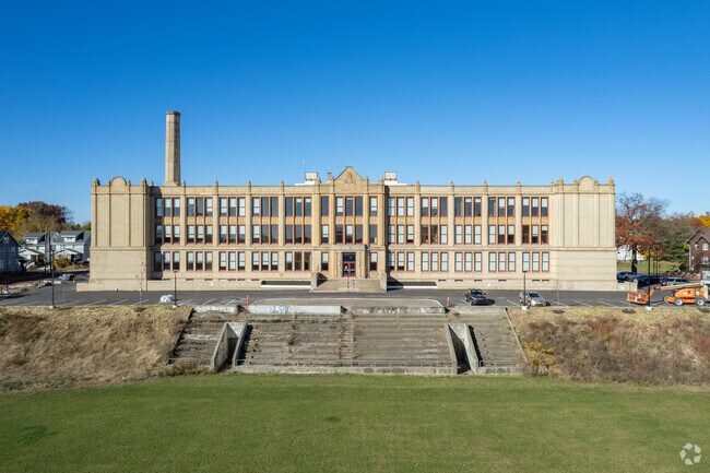 Oxford Place in North Lehman was formerly the John H. Lehman High School.