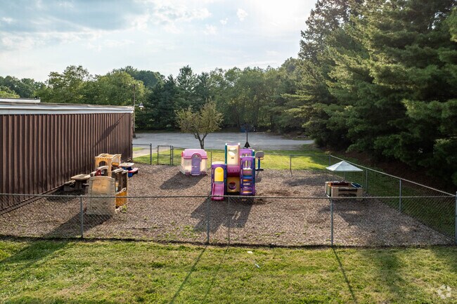 There is a playground at Hitchcock Woods School in Boardman Ohio.
