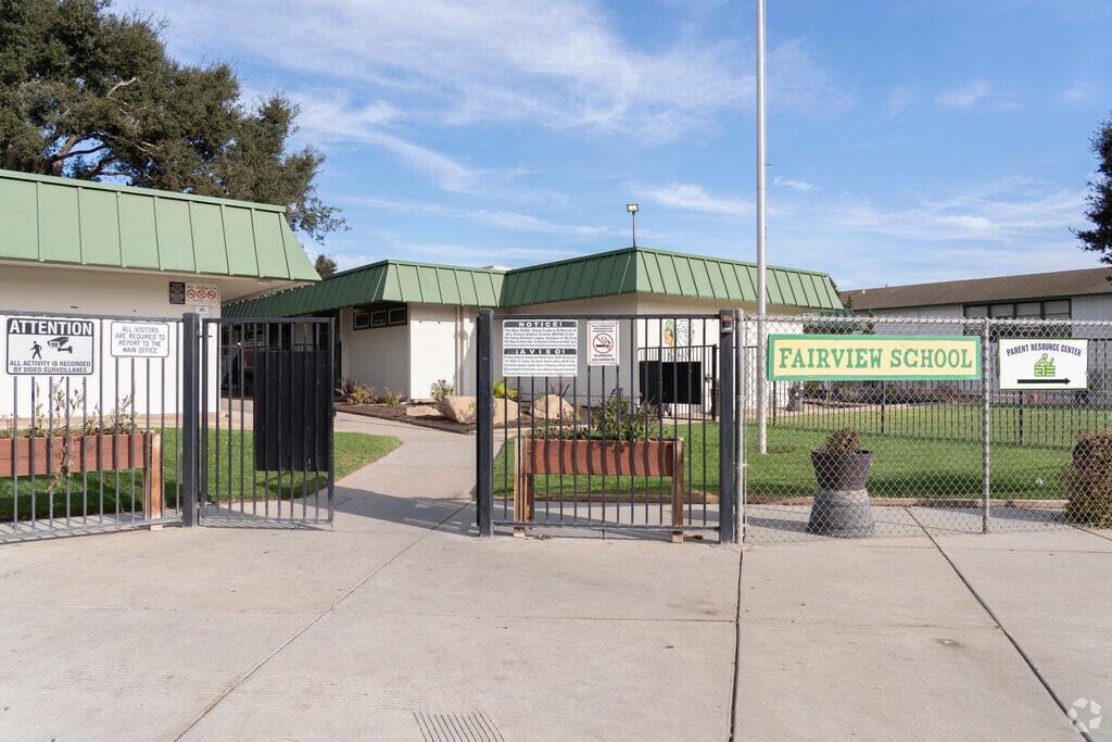 The entrance of Fairview Middle School
in Gonzales, California.
