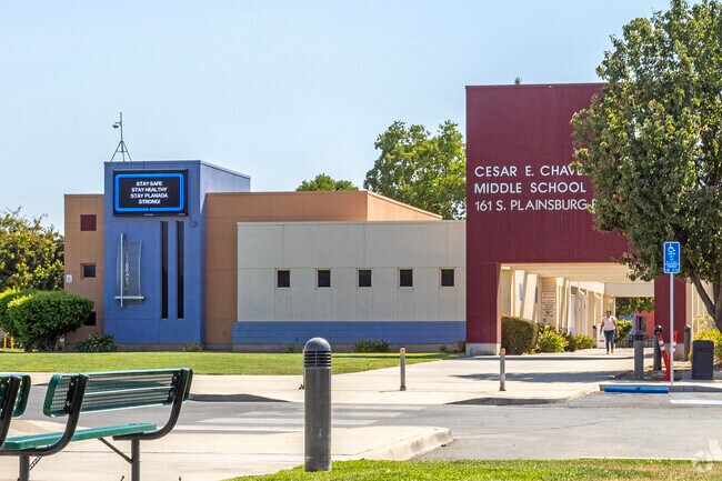 Chavez Middle School earns a C from niche.
