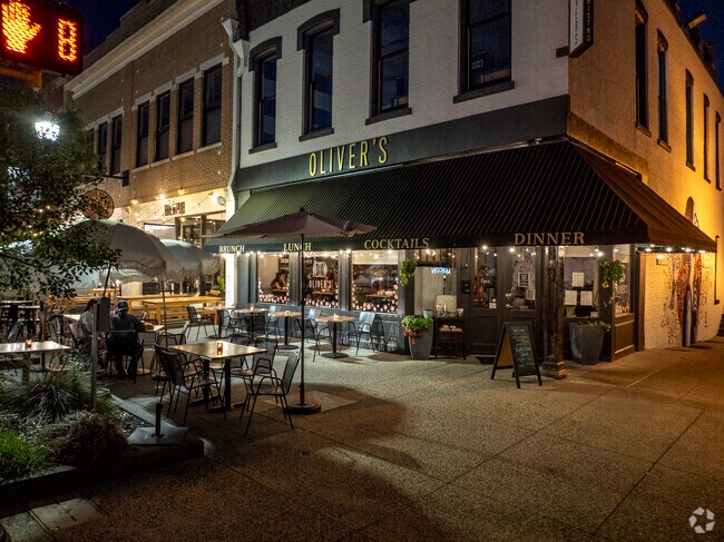 Oliver's Macon menu features dishes that celebrate local ingredients and Southern traditions.
