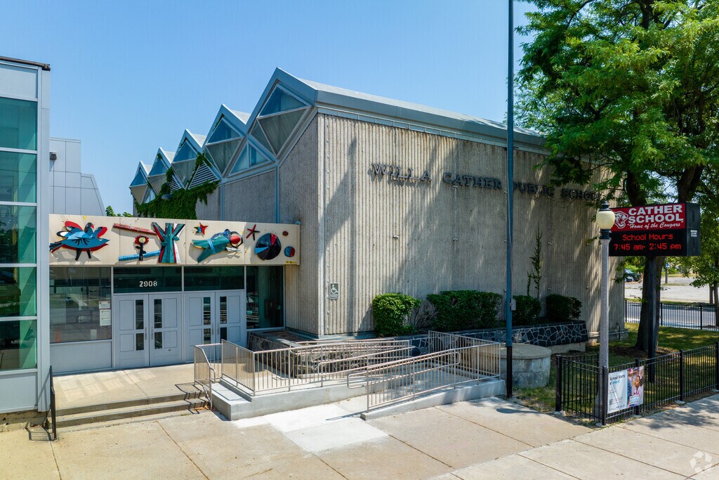 Cather Elementary School is located off of W Washington Blvd.