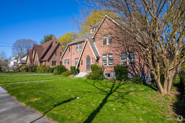 Thompsonville is filled with many Tudor style homes that bring a historic charm.