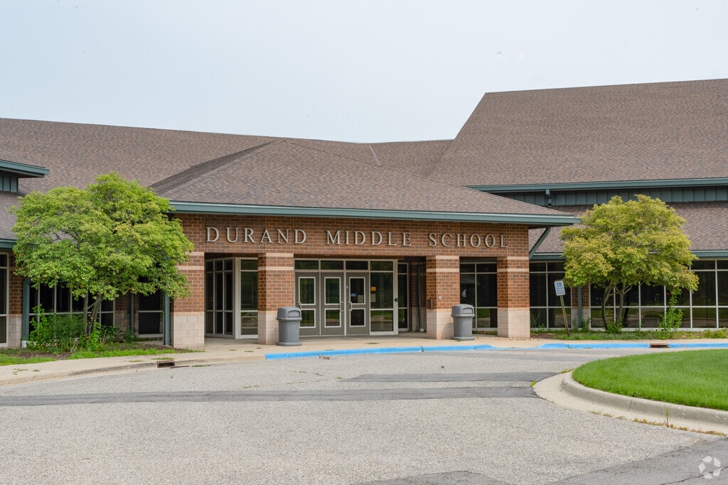 Durand Middle School building in Southeast Genesee County.