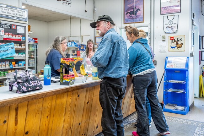 Two Rivers residents can fill up on gas and grab convenience items at the Pleasant Valley Store.