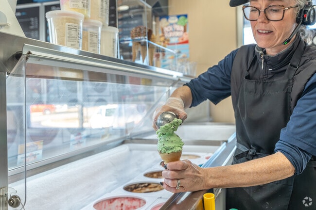 The Creamery is a family-owned ice cream shop located in South Homer Glen.