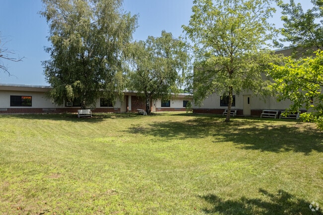 Acadia Middle School in Clifton Park has plenty of greenspace to offer its students.
