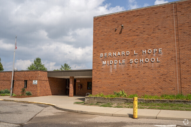 Hope Middle School building in Ingham County.