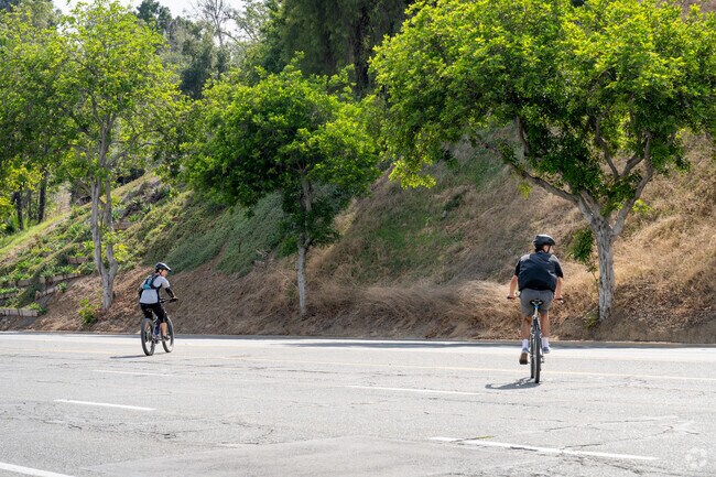 The area of Las Palmas Hermosa is very popular with mountain bikers in the Fullerton, CA area.