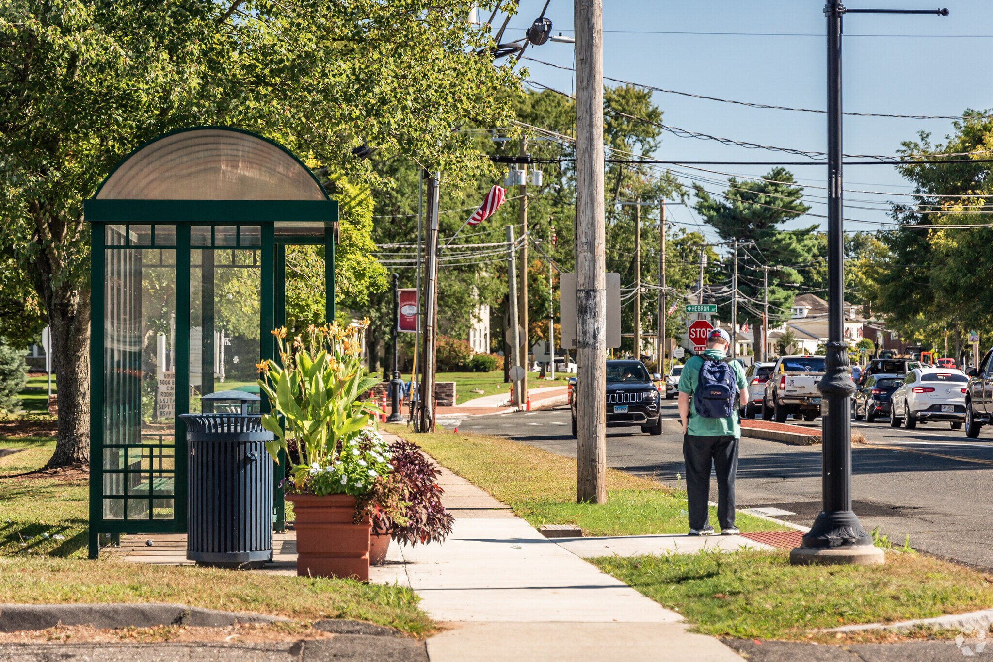 CT transit's routes serve Glastonbury and connect the town to Hartford and other nearby cities.