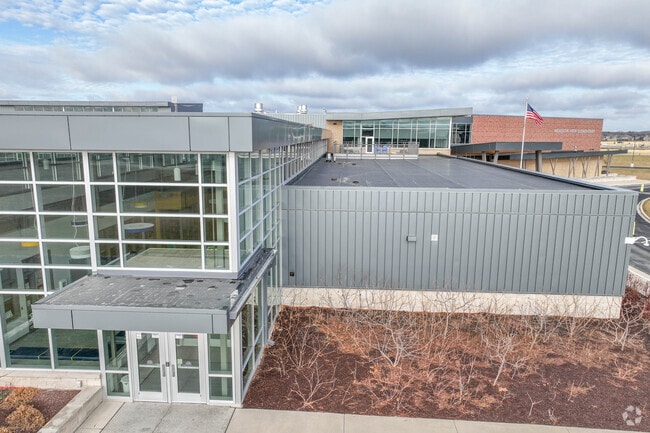 Meadow View Elementary School is a beautiful building.