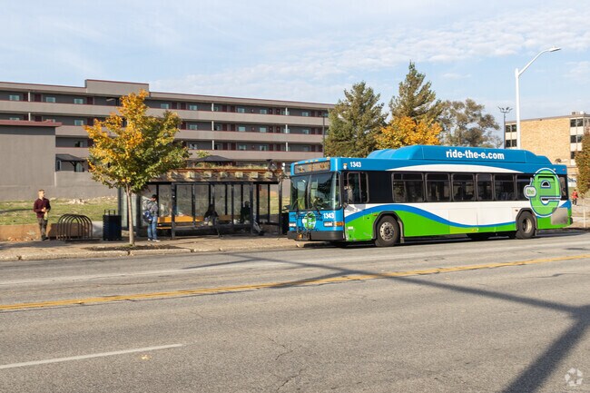 Public transportation serves Frontier.