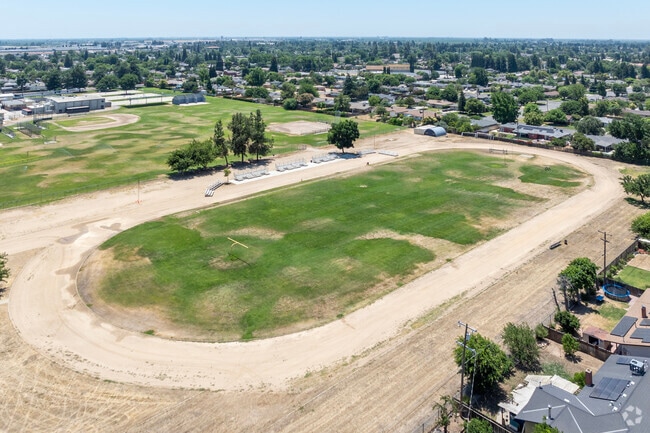 The track at Thomas Jefferson Middle School in Madera.