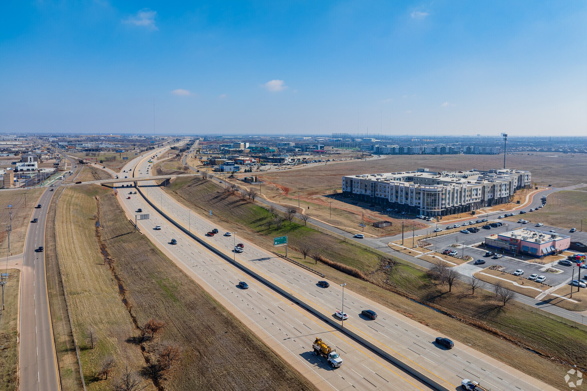 Rose Creek residents easily navigate Edmond and OKC via nearby Turnpikes and Highways.